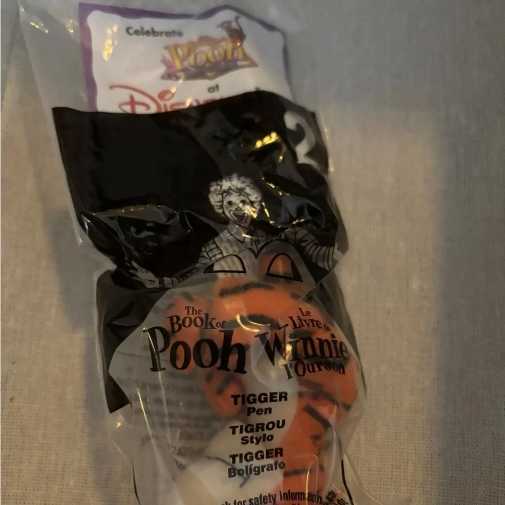 Vintage 1990s McDonald's Winnie the Pooh Happy Meal Plush Set of 4 NIP